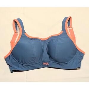 EUC Panache 28E Non Wired Sports Bra Blue 7341